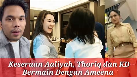 Keseruan Aaliyah Thoriq Dan Krisdayanti Bermain Dengan Ameena