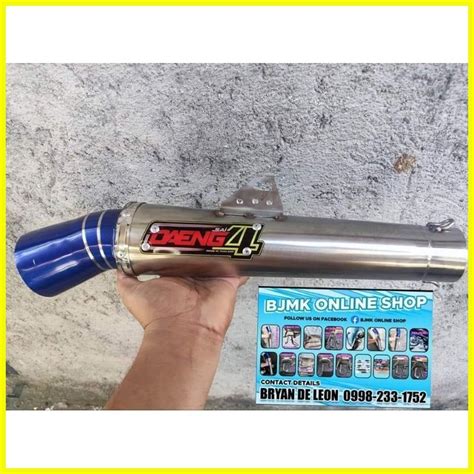 STAINLESS OPEN PIPE 51mm TUBE TYPE AUN EMBLEM DAENG SAI 4