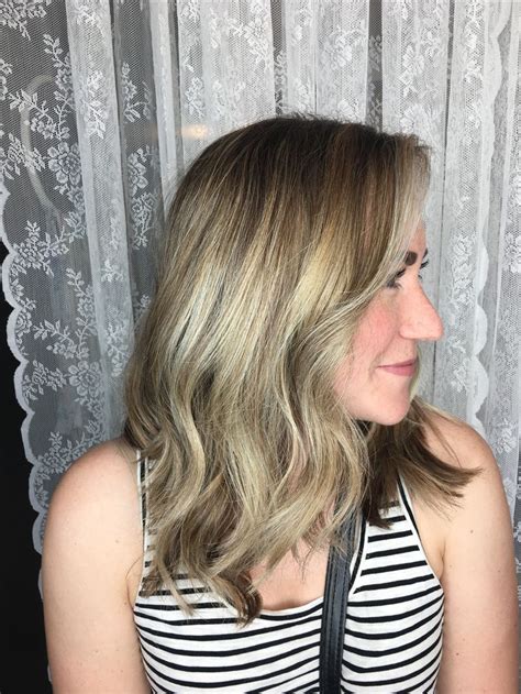 Bright Blonde Balayage Done By Shannon At Wildflower Salon Shop In