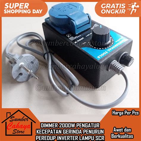 Jual PENGATUR KECEPATAN GERINDA PENURUN PEREDUP INVERTER LAMPU SCR