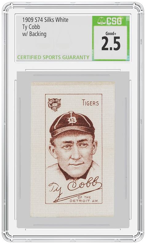 CSG Certifies Two Ty Cobb Tobacco Cards CGC