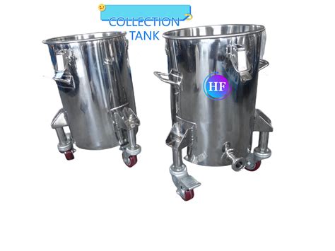 Stainless Steel Receiving Blending Tank Movble Portable Stout Tank Hot