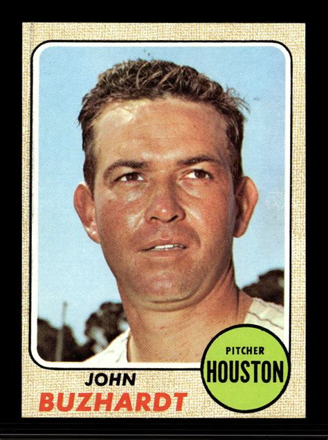 Topps John Buzhardt Houston Astros Ex Mt Baseball Card B