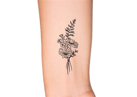 Daisy Trail Tattoos 89 Flower Tattoos That Seem To Blossom On The Skin