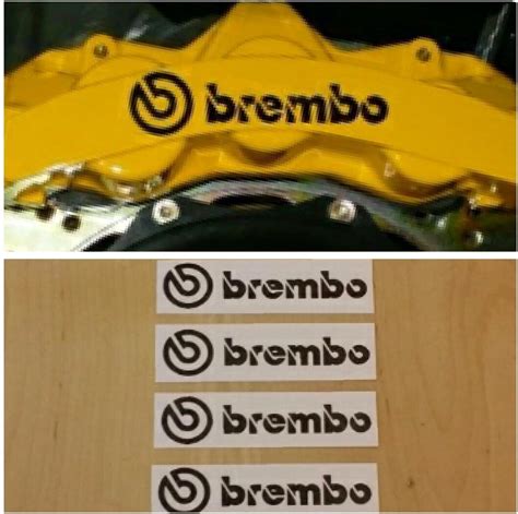 Amazon Brembo Brake Caliper High Temp Decal Sticker Set Of