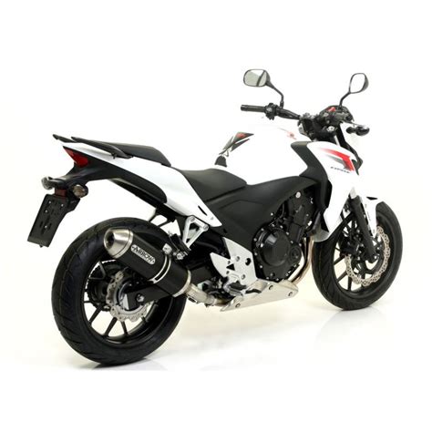 Silencieux Moto Honda CB500F 2013 2015 Arrow Race Tech Finition Alu