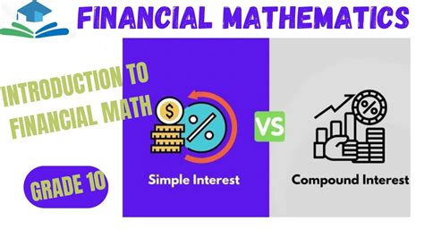 Simple Interest Vs Compound Interest Grade 10 Financial Maths Youtube