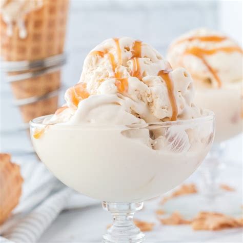 Salted caramel ice cream - only 4 ingredients