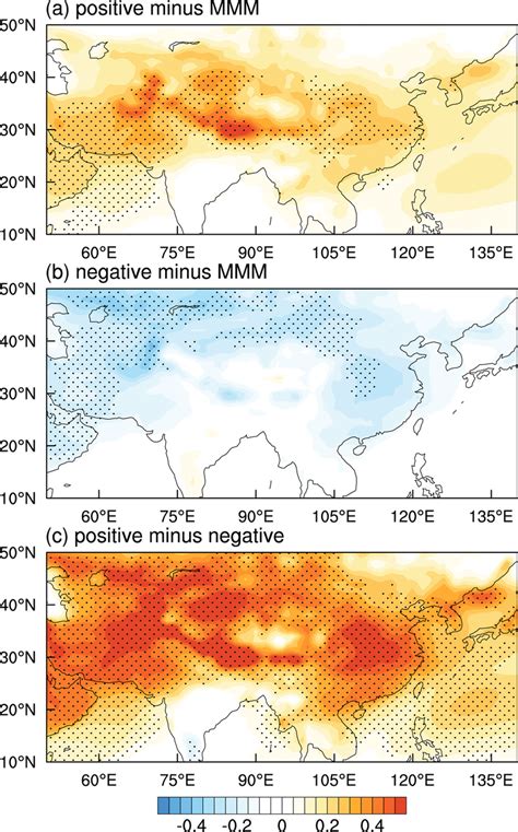 The Difference In The Composite Normalized Surface Air Temperature