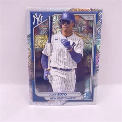 JUAN SOTO 2024 Bowman Mega Box Rifrattore Mojo 78 New York Yankees EUR