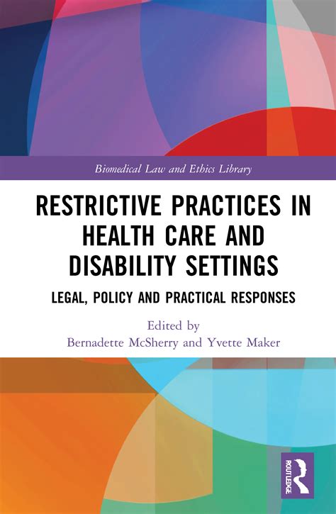 Restrictive Practices In Health Care And Disability Settings Taylor