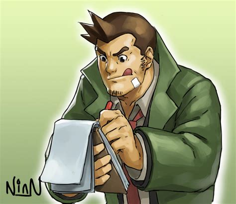 Ace Attorney Fanart - Detective Gumshoe by nin-mario64 on DeviantArt