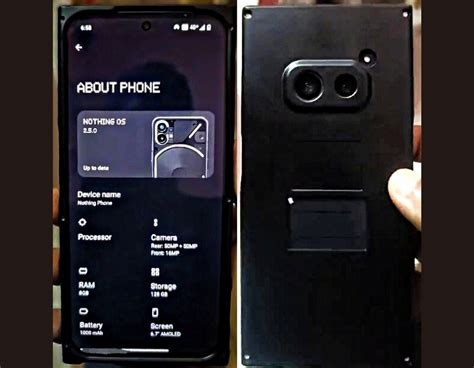 En Prototype Af Nothing Phone A Med Dobbelt Kamera Og Amoled Sk Rm