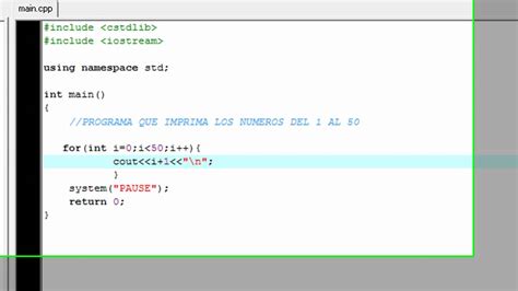 Tabla De Multiplicar Con For En C YouTube