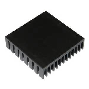 LED Kühlkörper 40x40mm HighPower LEDs Alu Aluminum Heatsink High Power