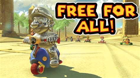 Mario Kart Deluxe Cc Free For All Races Youtube