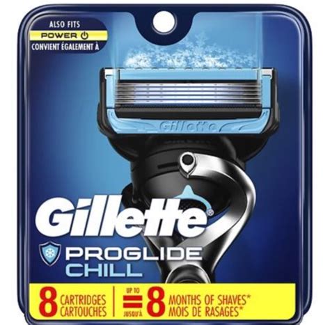 Gillette Proglide Chill Mens Razor Blade Refills Cartridges New