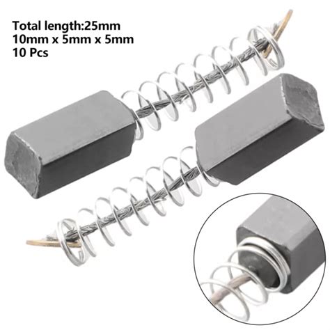 Improve Motor Operation With 10pcs Carbon Brushes 10x5x5mm Replacement 2013 Picclick Au