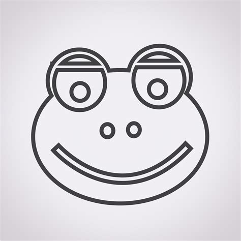 frog icon symbol sign 649453 Vector Art at Vecteezy