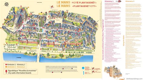 Detailed Map Of Le Mans