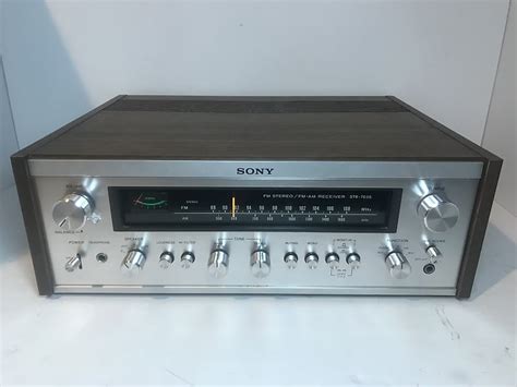 1975 Sony STR 7035 Silver Face Vintage Stereo Receiver Fully Reverb