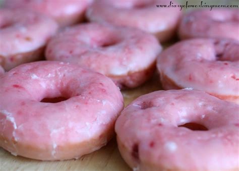 Baked Strawberry Glazed Donuts With Fresh Fruit {recipe} Diary Of A