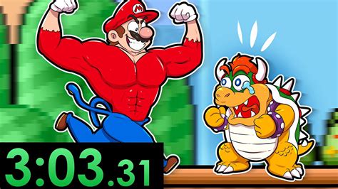 A Speedrun Animada E Bizarra De Super Mario 3 Youtube