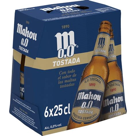 Cerveza Tostada Sin Alcohol Pack Botellas Cl Mahou