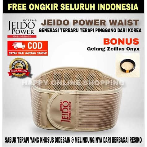 Jual PROMO SUPER HEBOH JEIDO POWER WAIST Sabuk Terapi Pinggang