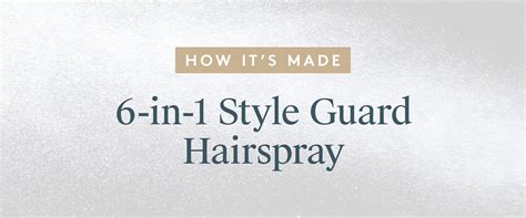 Virtue How Its Made 6 In 1 Style Guard Hairspray