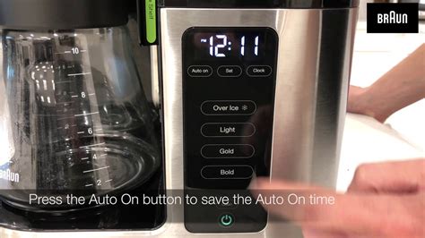 How To Set Clock On Braun Coffee Maker Sight Kitchen