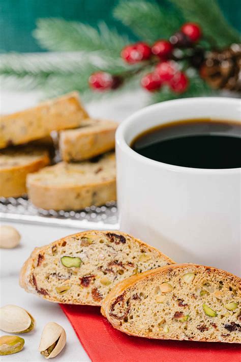 Cranberry Pistachio Biscotti Classic Italian Style Recipe