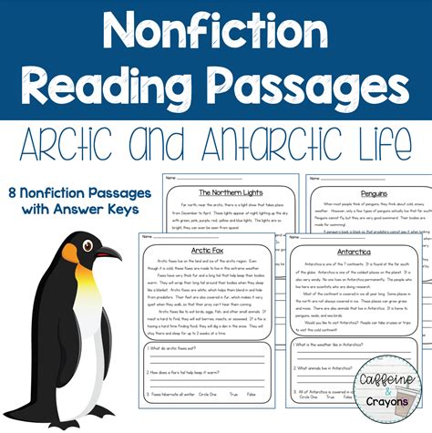 Arctic And Antarctic Nonfiction Reading Passages Made By Teachers