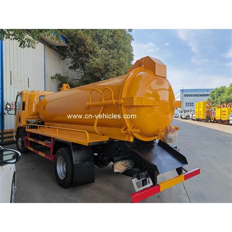 I Suzu Cbm Sewage Cesspit Emptier Suction Vacuum Truck Fecal Cleaning