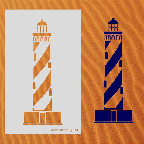 Lighthouse Stencil