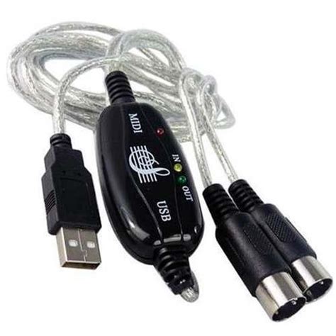 Cable Convertidor Midi A Usb Conecta Tu Teclado A Pc O Mac 86 99