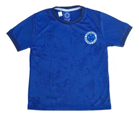 Camisa Cruzeiro Infantil Oficial Building Azul Braziline Parcelamento