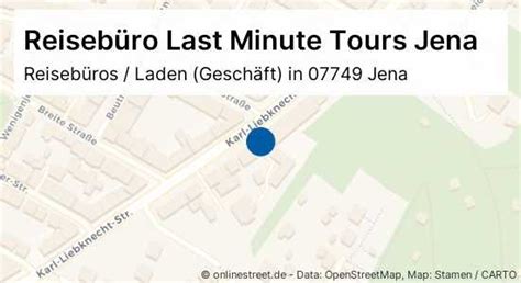 Reisebüro Last Minute Tours Jena Karl Liebknecht Straße in Jena