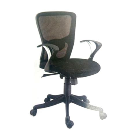 PU Foam And Rexine Black Office Mesh Chair At Rs 2400 In Jaipur ID