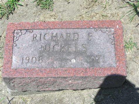 Richard Frank Nickels 1908 1971 Find A Grave Memorial