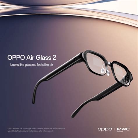 Oppo 发布 Air Glass 2 智能眼镜：双目设计，光波导镜片加持 进行 文字 全球