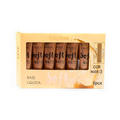 Base L Quida Soft Matte Nude C Ruby Rose Celia Junior