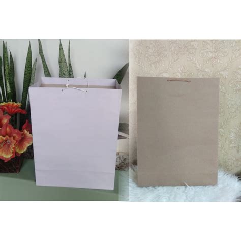 Jual Paperbag Polos Ukuran Big Jumbo X X Cm Shopee Indonesia