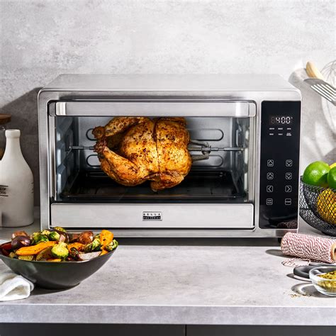 Bella Pro Series Slice Air Fryer Toaster Oven With Rotisserie