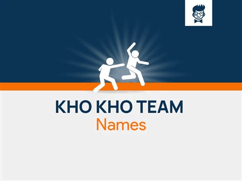 250+ Cool Kho Kho Team Names Ideas (Generator) - BrandBoy