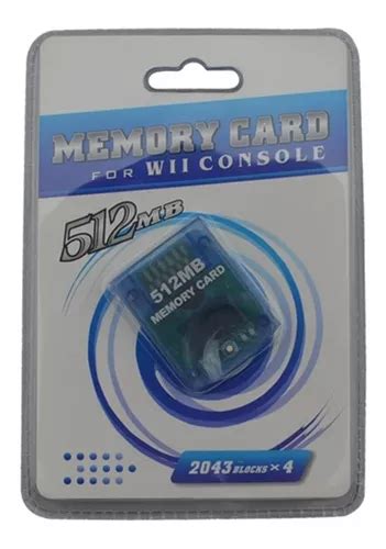 Tarjeta de memoria 512mb Compatível Nintendo Wii Game Cube MercadoLibre