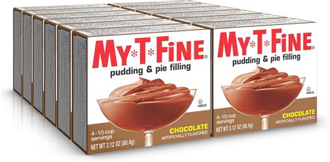 My T Fine Pudding And Pie Filling Lemon 275 Oz Pack Of 24 Pudding Mixes