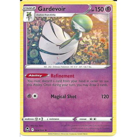 Pokemon Trading Card Game 069195 Gardevoir Rare Card Swsh 12