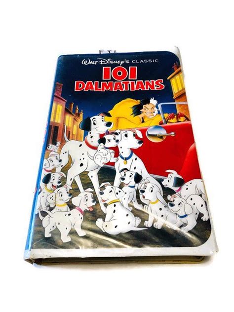 Vintage 101 Dalmatians Walt Disney S Classic Black Diamond Vhs Tape The Original Animated