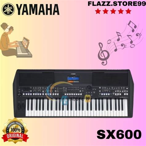 Yamaha Psr Sx600 61 Key Arranger Keyboard Original Garansi Psr Sx 600 Lazada Indonesia